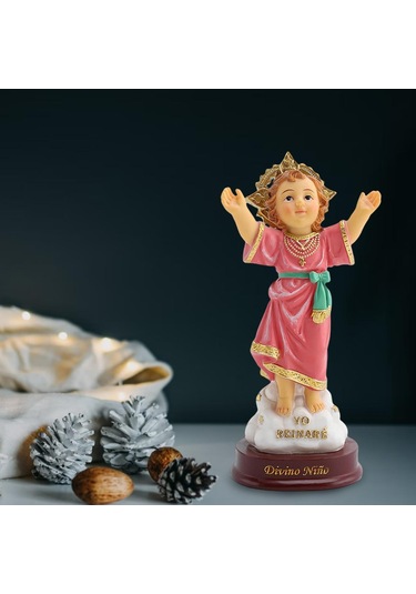 Dolıty Divino Niño Estatua İsa Hediye Reçine El Sanatları 13,8cmx4,2cmx6,3cm