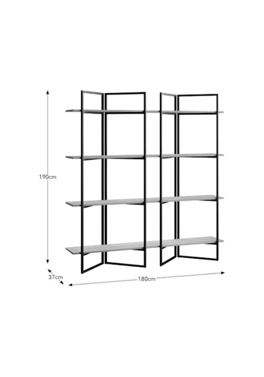 Ahşap Raf Kitaplık Açık Ceviz