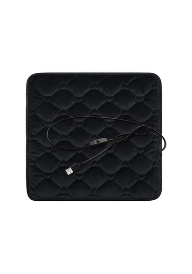 Agoodshop Araba Için Usb Isıtmalı Koltuk Minderi, 5v Elektrikli Isıtma Yastığı