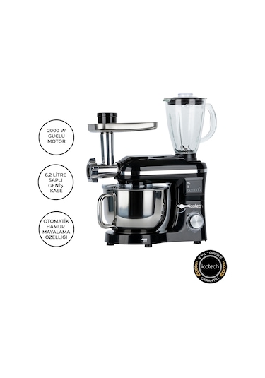 Icotech SM50 2000W 6.2 L Pro Hamur Yoğurma Makinesi