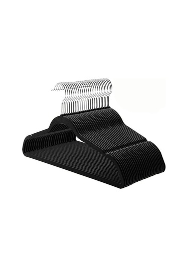 50'li Paket Kauçuk Ve Kaymayan Ekstra Güçlü Plastik Askılar Diğer