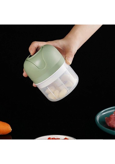 Sarımsak Ezici Kırıcı Elektrikli Mutfak Gıda Doğrayıcı Usb Taşınabilir Kıyma Makinesi Sebze Doğrayıcı Mutfak Aletleri İçinpembe Siyah