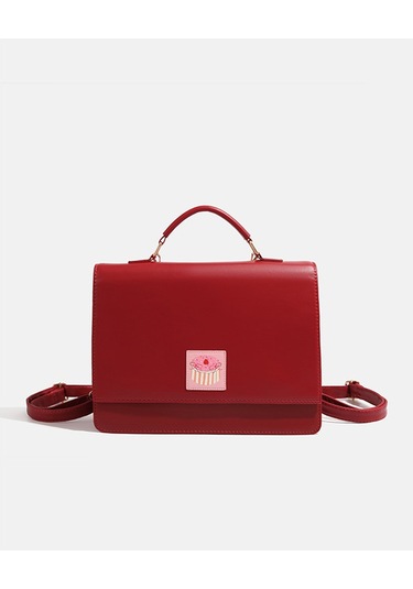 Charhp&kejnt Resmi Otantik Kolej Tarzı Sırt Çantası 2024 Yeni Çok İşlevli İşe Gidip Gelme Çantası Omuz Çantası Kirmizi