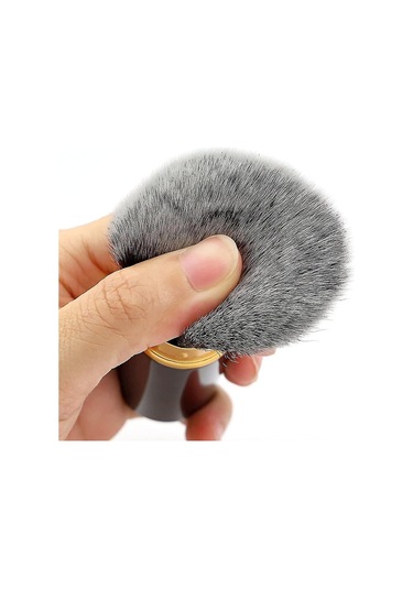 Makyaj Fırçası Geri Çekilebilir Pembe / Siyah / Degrade Allık Fırçası Yumuşak Mineral