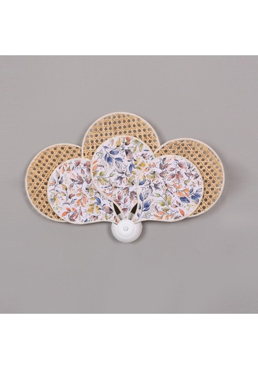 Yeni Papatya Doğal Hazeran & Keten Kumaş Aplik Mix