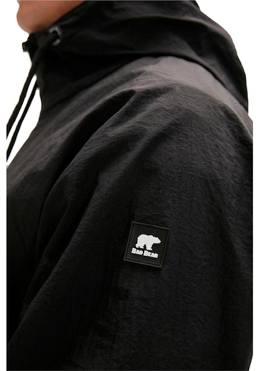 Bad Bear 24.02.13.004 Linea Windbreaker Jacket Siyah Erkek Ceket Siyah