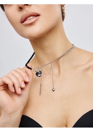 Detente Parlak Pendantli Boyun Kolyesi 370599459