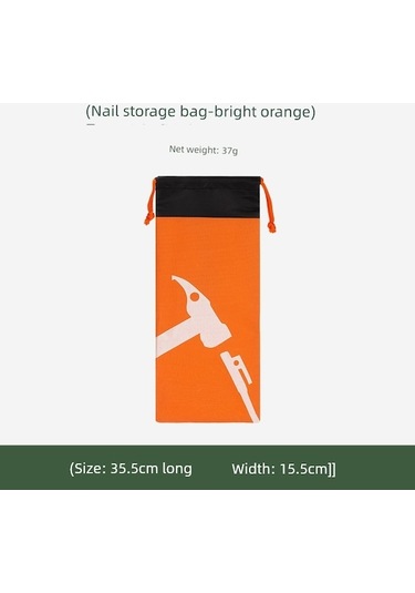 Novahub Kamp Çadırı Kurulum Kanvas Çantası - Yüksek Kaliteli Turuncu Kanvas Çanta Um44332-7 Yurt Dışından Turuncu Turuncu