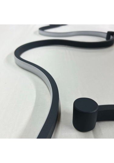 Snake Samsung Ledli Duvar Aplik 120cm Mat Siyah