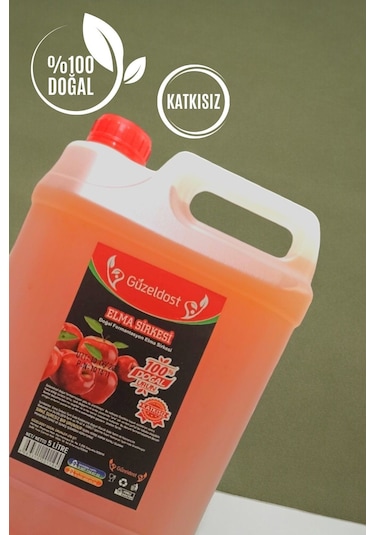 Elma Sirkesi 5 Litre Katkısız Ev Yapımı Saf Ve Doğal Lezzet