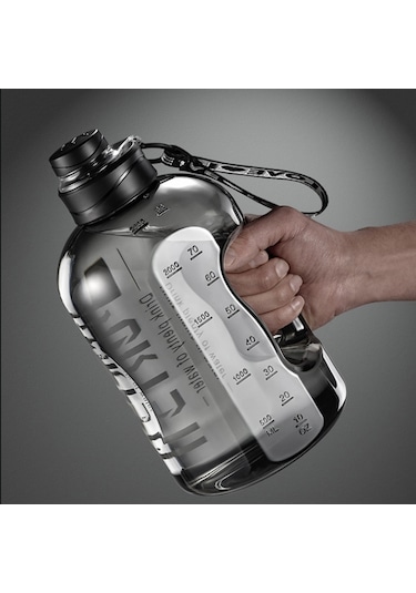 2.7L Büyük Kapasiteli Spor Şişe Için Spor Şişe Pipetli Bardak Bpa Ücretsiz Büyük Spo Içki Şişeleri Erkekler Suluk, Matara 42202774