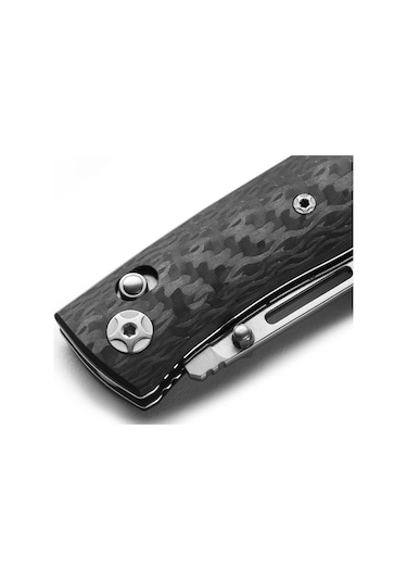 Lionsteel Nini - Carbon Fiber - Full Handle Kamp Çakı Siyah