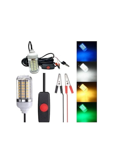 Maiyame 12v Yeşil Işık Led Balık Çeker Lambası - Ce Onaylı Ip68 Su Geçirmez Balık Toplama Aleti