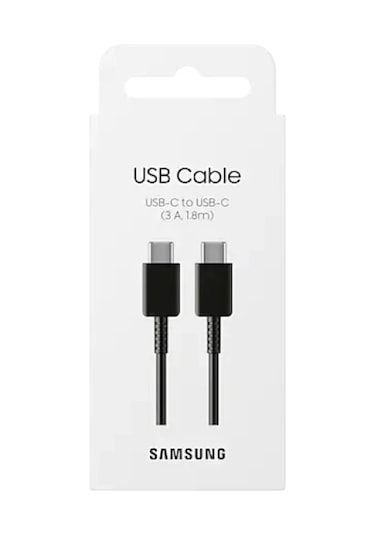 Samsung EP-DX310JBEGWW Type-C Şarj ve Data Kablosu 1.8 M Siyah