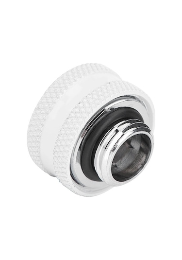 Kangvka Bilgisayar Su Soğutma Katı Boru Hızlı Bağlayıcı 16mm Çap , Bakır Malzeme, Üç Katlı Dichtaj, Ygkn-c16mm Modeli Beyaz, 4 Adet