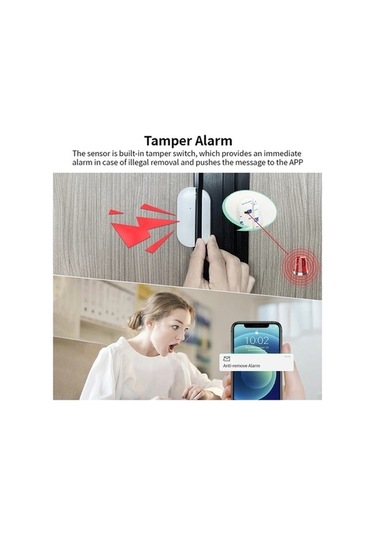 Moly Turkishmeian Zigbee Kapı Ve Pencereler Sensörü Tuya Wifi Açık/yakın Dedektörü 1 Adet Ev Teknolojisi Sensörü/turkish