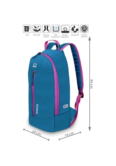 Mack Mcc-3007 Easygo Daypack Mavi-Fuşya Sırt Çantası
