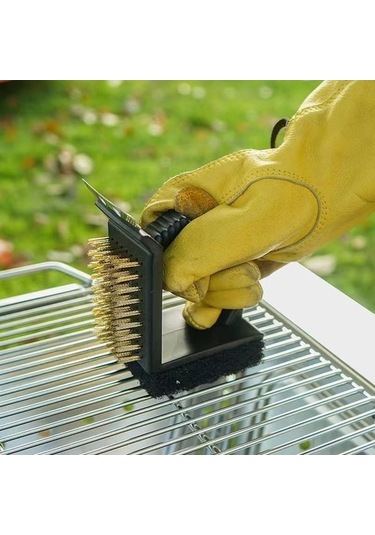 Dancemonkey Barbekü Temizleme Çelik Fırça Paslanmaz Çelik İzgara Fırın Fırçası Tel Fırça