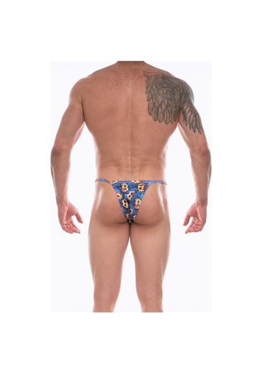 Don Moris Erkek Desenli Slip Çamaşır (Dm072253) Gri Melanj