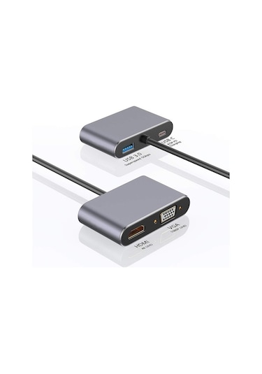 Castleofangels Usb 3.0 & Usb 2.0 & Usb-c Hub - 7-portlu Çoklu Ayırıcı - 5gbps Hızlı Bağlantı - Pc & Macbook Uyumluluğu