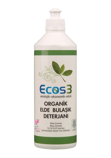Ecos3 Organik Elde Bulaşık Yıkama Deterjanı 500 ML