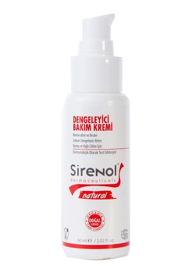 Sirenol Doğal Sebum Dengeleyici Krem 60 ML