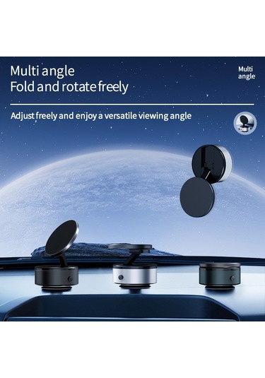 Aımıte X10q Vakum Adsorpsiyonlu Araba Gösterge Paneli Orta Konsol Navigasyon Montaj Braketi Gümüş