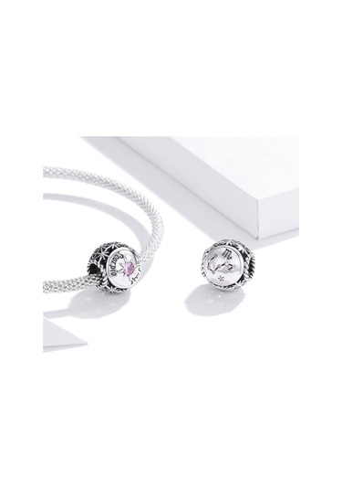 S925 Ayar Gümüş On İki Takımyıldızı Zirkon Boncuk Dıy Bilezik Kolye Aksesuarları, Stil: Akrep Çok Renkli