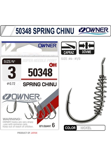 Owner 50348 Spring Chinu Nickel İğne