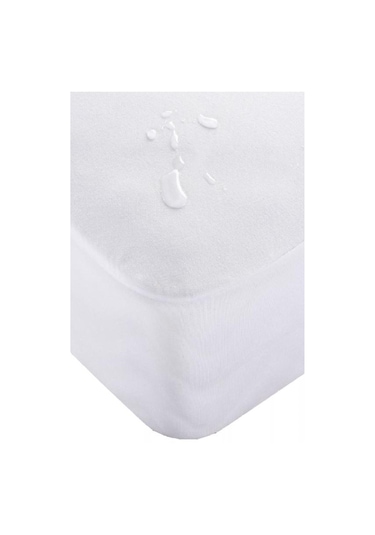 Mycey 90x190 Fitted Alez Micro Sıvı Geçirmez Tek Kişilik Çarşaf Alez Beyaz