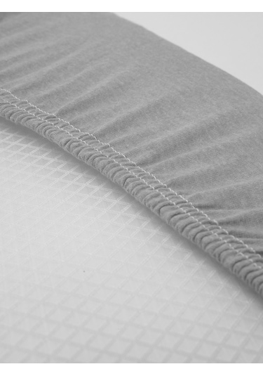 Favora Battal Boy Lastikli Penye Çarşaf - Gri