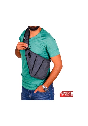 Strong Body Bag Tek Omuz Çapraz Askılı Göğüs ve Sırt Çantası