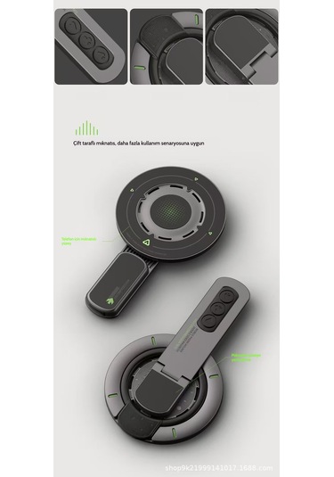 Snapbuy Manyetik Telefon Standı Stres Giderici, Mıknatıslı Tasarım Koyu Gri