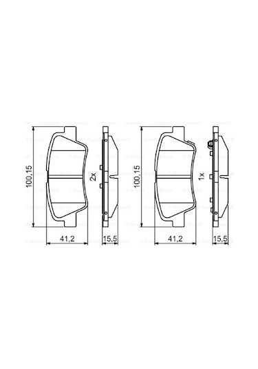 Ssangyong Torres 1.5gdı 2022-2024 Bosch Arka Balata Wva25338