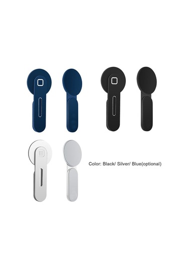 Soulader Araç İçin 360 Derece Dönebilen Manyetik Telefon Tutucu, Güçlü Mıknatıslı Alüminyum Araba Telefon Askısı Siyah