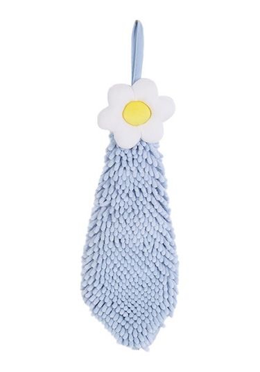 Aubyhe Mavi Çiçek Desenli Duvar Takılı Pembe Kumaş Ellik, Ev Kullanıma Uygun Çocuk Dostu, Kaliteli Ve Dayanıklı, Toplu Satış Seçeneği 40x16 Cm Mavi