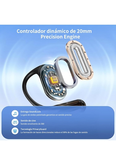 Lemestar Ows Açık Kulaklı Bluetooth Kulaklık, Aı Gerçek Zamanlı Çeviri, Müzik Ve Arama Desteği, Bluetooth 5.4, İos/android Uyumlu, Yyk-q6