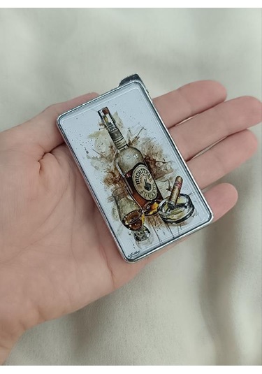 Çakmak Resimli Gazlı Doldurulabilir Metal Çakmak 17945