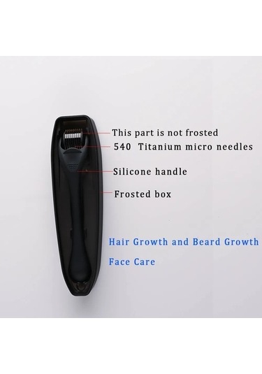 Silikon Kolu0.2mm Drs 540 Sakal Derma Rulo Titanyum Saç Büyümesi Için Mesoroller Dermaroller Yüz Makinesi Cilt Bakımı Için Yüz Mts Için Mesoscooter I055sg Çok Renkli