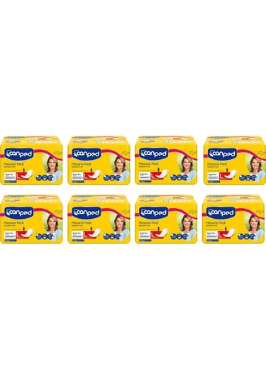 Canped Mesane Pedi Büyük Boy L 10'Lu x 8 80 Adet