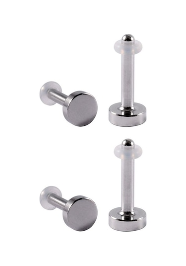 4 Adet Kulak Tıkacı Kulak Ölçer Genişletici 2mm