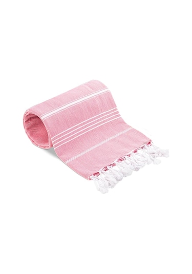 Sultan Peştemal Havlu 100 Pamuklu Deniz Plaj Banyo Peştemali 100x180 Cm Pembe