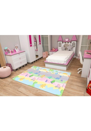 Dino Park Premium Oyun Matı / Halısı 140cm 195cm 12mm Mat030