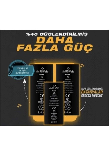 Akfa Apple Uyumlu iPhone  7g  Güçlendirilmiş Performans Batarya Model:tyc00367838393