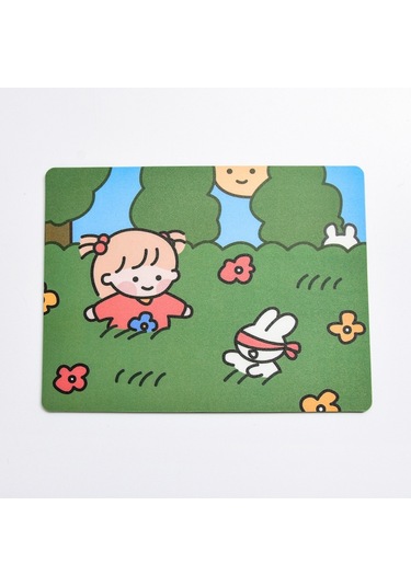 Sones 5 Adet Yaratıcı Sevimli Karikatür Tavşan Kız Mouse Pad Dizüstü Bilgisayar Öğrenci Mouse Pad Saklambaç