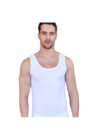 Berrak Erkek Likralı Süprem Atlet 6'Lı  Paket - 1030