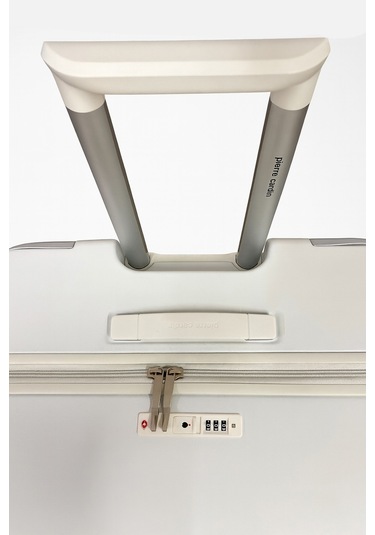 Pierre Cardin Büyük Boy %100 Polipropilen Valiz Beyaz 04pc7090 Beyaz