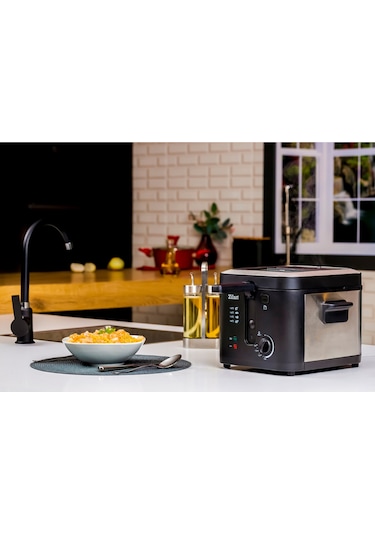 Zilan ZLN0010 XL 2.5L 1600W Inox Fritöz