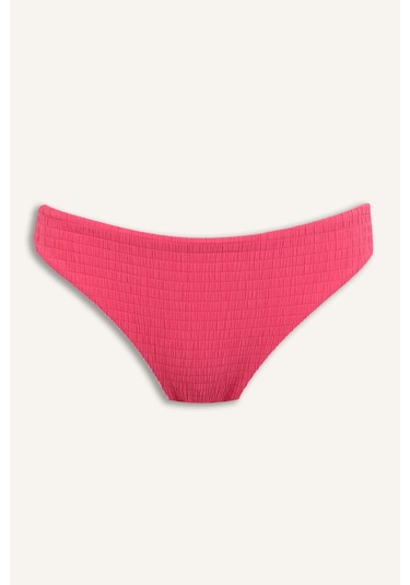 Defacto Regular Fıt Kırışık Dokulu Fuşya Bikini Alt G5349ax26smpn296 Pembe-pn296