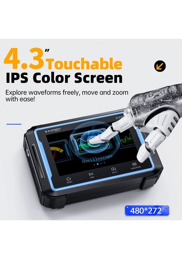 Fnirsi 2c53p 3in1 50mhz 2 Kanal 250msa/s El Tipi Dijital Tablet O